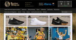 Desktop Screenshot of basketshop.se